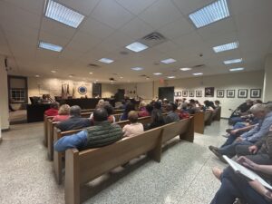 Cover photo for Solar Development: Testimony Sketches from a County Hearing on Ordinance Changes
